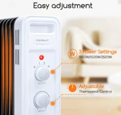 Aigostar 2500W Ölradiator Energiesparender, Elektro Heizkörper Mit 13 Rippen, 3 Heizstufen, Elektroradiator Elektro Heizung -Kaufland Verkäufe f01f92834150255a421481465e9b5dd8