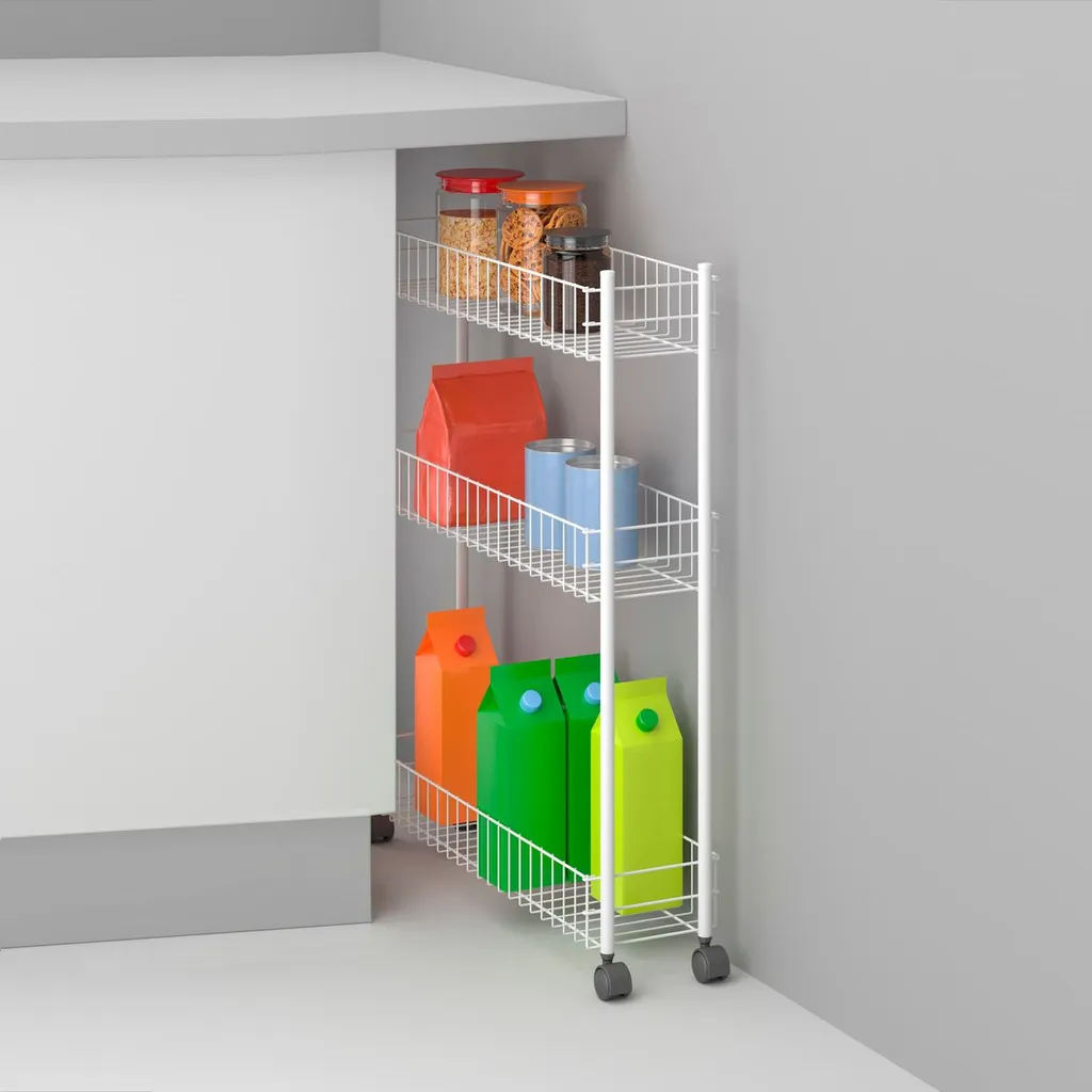 Metaltex Fino Allzweckwagen, 4 Etg. 60x16x95cm 341434 7 Metaltex Fino Allzweckwagen, 4 Etg. 60x16x95cm 341434 – Bild 5