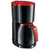 MELITTA 1017-10 Filterkaffeemaschine Mit Enjoy II Therm Isolierkanne - Schwarz Und Rot