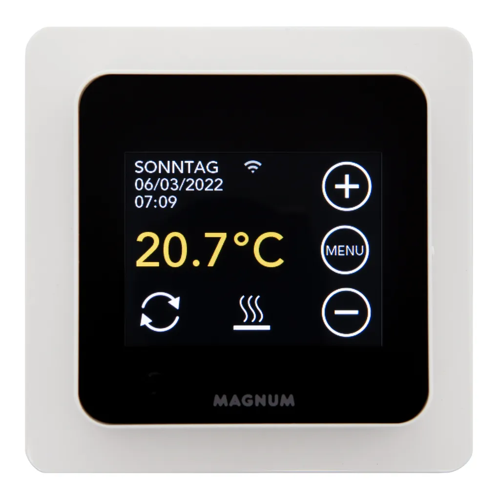 Magnum MRC WiFi Smart Thermostat/ Raumregler Mit Bodenfühler Für Fußbodenheizung, Elektro-Heizung, Konvektor, Tuya Smart App 3 Magnum MRC WiFi Smart Thermostat/ Raumregler Mit Bodenfühler Für Fußbodenheizung, Elektro-Heizung, Konvektor, Tuya Smart App