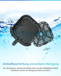 Proscenic T22 Heißluftfritteuse, App Und Sprachsteuerung, 5L XXL Luftfritteuse, Airfryer Mit Großem Digitalem LED Display, Vorheizen&Warm Halten, 100 Rezepte,ohne Öl, Schwarz, Edelstahl -Kaufland Verkäufe f0fd9255ca1297ac197c4765d418786c