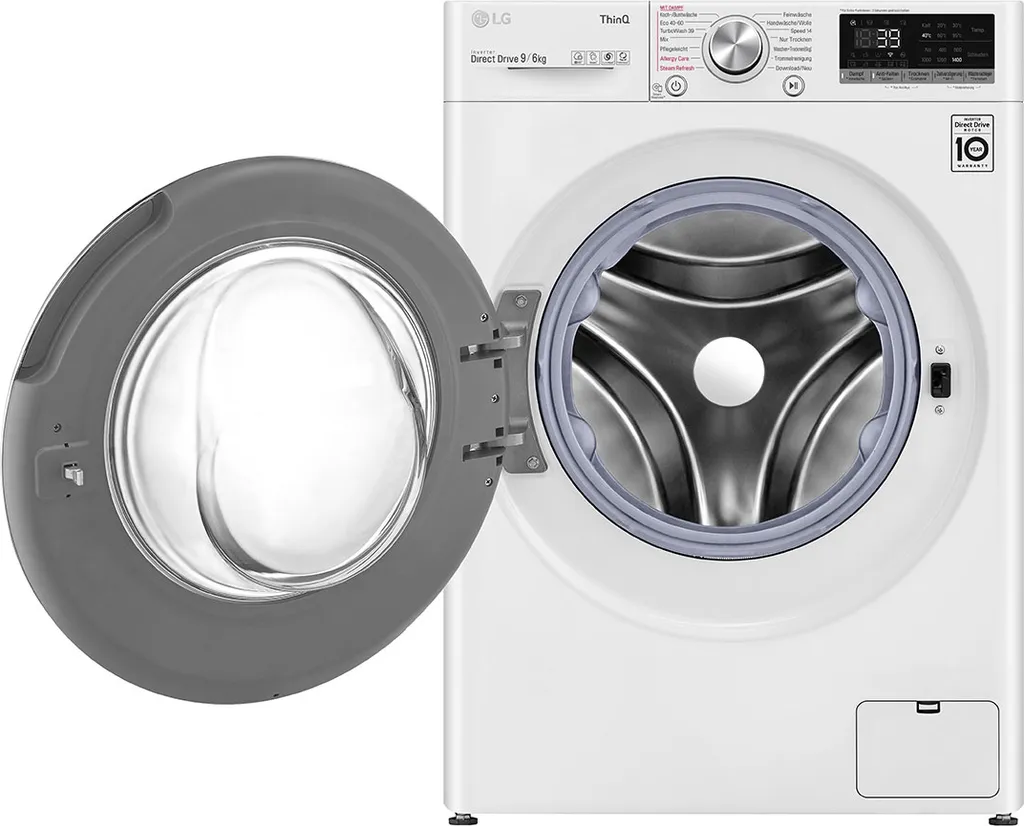 LG Waschtrockner V7 WD 96H1, 9 Kg Waschen / 6 Kg Trocknen, 1400 U/min, A 7 LG Waschtrockner V7 WD 96H1, 9 Kg Waschen / 6 Kg Trocknen, 1400 U/min, A – Bild 5