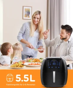 Tomons Heißluftfritteuse XXL 5,5 L Elektrofritteuse, 1800W, Airfryer Ohne Fett Und Öl, Friteuse Heißluft Mit 8 Voreinstellungen, Alarmtimer, Digitales Touch-Display, Frittierkorb Und Rezeptheft 20 Tomons Heißluftfritteuse XXL 5,5 L Elektrofritteuse, 1800W, Airfryer Ohne Fett Und Öl, Friteuse Heißluft Mit 8 Voreinstellungen, Alarmtimer, Digitales Touch-Display, Frittierkorb Und Rezeptheft -Kaufland Verkäufe f207afdfc5a1ca06b5decee94f10349f