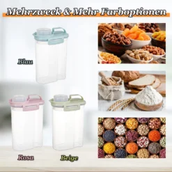 Vorratsdosen 2L Müslidosen Mit Messbecher BPA-frei Luftdicht Müsli Schüttdose Mit Deckel Kunststoff Vorratsbehälter Küche Aufbewahrungsbox Für Mehl Getreide Reis (Blau) 13 Vorratsdosen 2L Müslidosen Mit Messbecher BPA-frei Luftdicht Müsli Schüttdose Mit Deckel Kunststoff Vorratsbehälter Küche Aufbewahrungsbox Für Mehl Getreide Reis (Blau) -Kaufland Verkäufe f22c10797e95b28391fc1172d3b13cf9