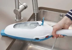 Black & Decker Black+Decker FSM13E1 Dampfbesen Steam Mop, Basic (Dampfreiniger Für Hygienische, Gründliche Sauberkeit, Abnehmbarer Stiel, Einfache Bedienbarkeit, Inkl. 1 Mikrofaser-Pad), 1300 W -Kaufland Verkäufe f255885e05804ddb46b285ca7349b202