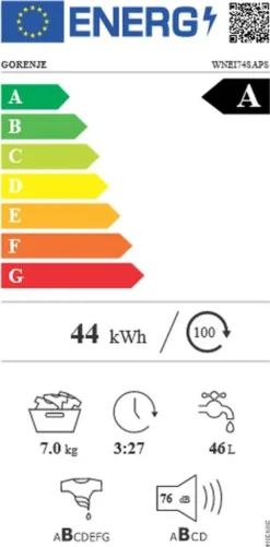 Gorenje - WNEI74SAPS - Waschmaschine - 7 Kg -Kaufland Verkäufe f27bee3b3113e3b158faa67099c37a3b