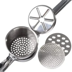 Kartoffelpresse Spätzlepresse Eispresse Aus Edelstahl - Presse Für Spätzle-Kartoffel-Eis Obst Und Gemüse - Inkl. Wechselscheiben -Kaufland Verkäufe f29299e5e14c3096da77965ee09af9fb