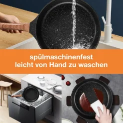 Daynee Antihaft Bratpfanne 28cm Bratpfanne Induktion Mit Echten Steinpartikeln Pfanne Mit Deckel Bratpfanne Geeignet Für Induktion, Gasherde, Elektro 12 Daynee Antihaft Bratpfanne 28cm Bratpfanne Induktion Mit Echten Steinpartikeln Pfanne Mit Deckel Bratpfanne Geeignet Für Induktion, Gasherde, Elektro -Kaufland Verkäufe f2d95f76a3f502f2d6714949b262082e