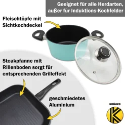 Karl Krüger 17/M Aluguss Koch-Topfset Topf 17tlg. Küchenhelfer Mint -Kaufland Verkäufe f2f337a4b4dad4e9cf27bb135047b657