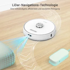 Ultenic T10 Saugroboter Mit Absaugstation, 3000Pa Saugroboter Mit Wischfunktion, Laser Navigation Saugroboter, Mehrstöckige Kartierung Staubsauger Roboter, Roboterstaubsauger Ideal Für Teppiche -Kaufland Verkäufe f30b427a00296f77d92a57d3d0ab1249