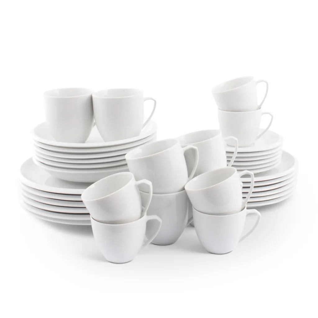 Friesland Kombi-Service 36tlg. Ecco Weiß 3 Friesland Kombi-Service 36tlg. Ecco Weiß