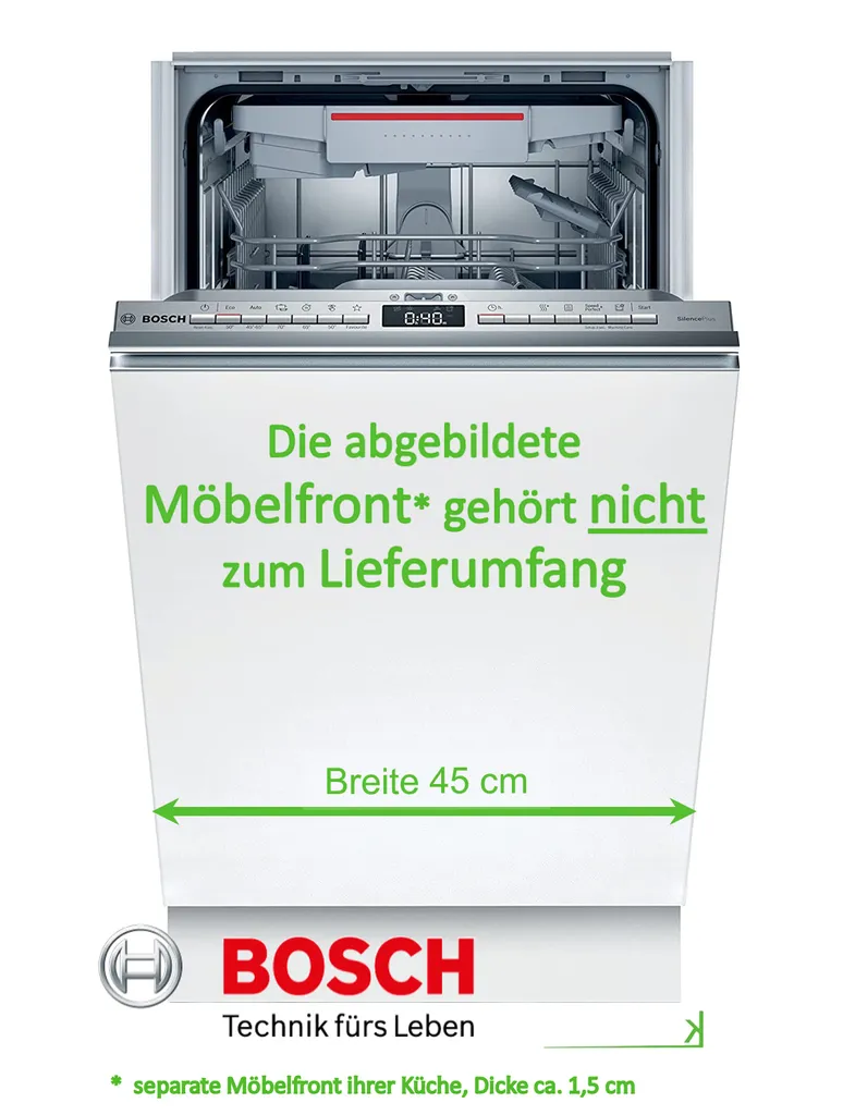 BOSCH SRV4HMX61E 45 Cm Einbau Geschirrspüler Vollintegriert EcoSilence Drive 12 BOSCH SRV4HMX61E 45 Cm Einbau Geschirrspüler Vollintegriert EcoSilence Drive – Bild 10
