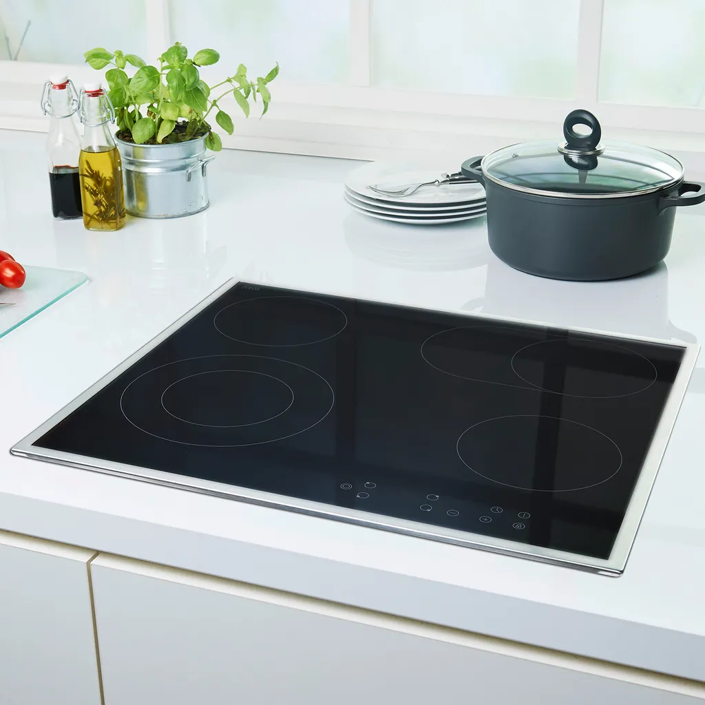 PKM Kochfeld Ceranfeld Mit Edelstahlrahmen Autark EB-C4-2KBTC Touch Control 5 PKM Kochfeld Ceranfeld Mit Edelstahlrahmen Autark EB-C4-2KBTC Touch Control – Bild 3