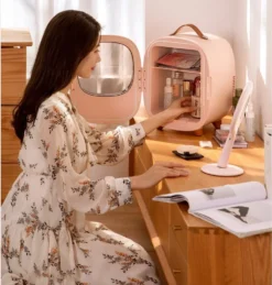 Baseus Mini Beauty Kühlschrank Für Kosmetik Reisekühlschrank Mit Heizung 8l 220V EU / 12V Weiß -Kaufland Verkäufe f4f7739d14a0dc5548cb13db88714845