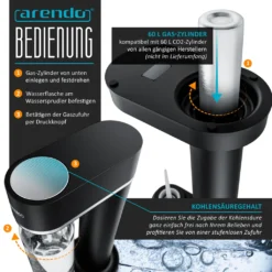 Arendo Wassersprudler 850 Ml – Inkl. 2 850 Ml Wasserflaschen - Carbonator - Fein Dosierbar – Kompatibel Mit 60 L CO2 Zylindern 12 Arendo Wassersprudler 850 Ml – Inkl. 2 850 Ml Wasserflaschen - Carbonator - Fein Dosierbar – Kompatibel Mit 60 L CO2 Zylindern -Kaufland Verkäufe f5036cad72a75d13fc490a5c9bc9b94a