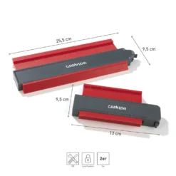 GARVIDA Konturenlehre - 2er-Set Mit 2 Größen - Grau/rot -Kaufland Verkäufe f5eb1ba303eaf7c461e0df0621eaf5f8