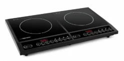 ESPERANZA *2-BURNER INDUCTION PLATE ST.MARIA - Schwarz - Arbeitsfläche - Zonen-Induktionskochfeld -