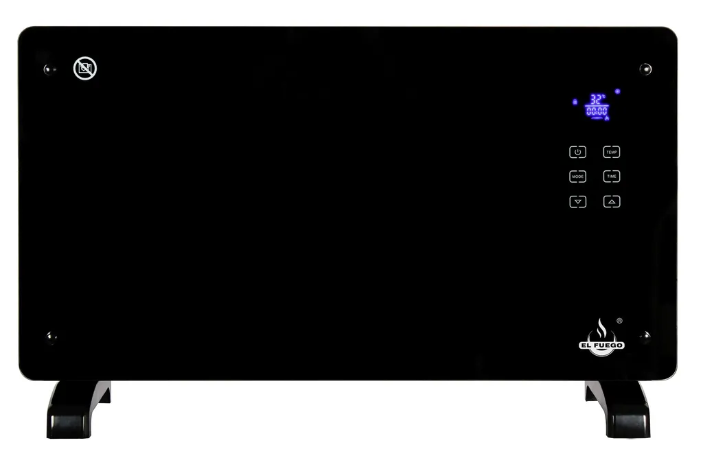 El Fuego Glaskonvektor AY4975 2000 W, Schwarz 5 El Fuego Glaskonvektor AY4975 2000 W, Schwarz – Bild 3