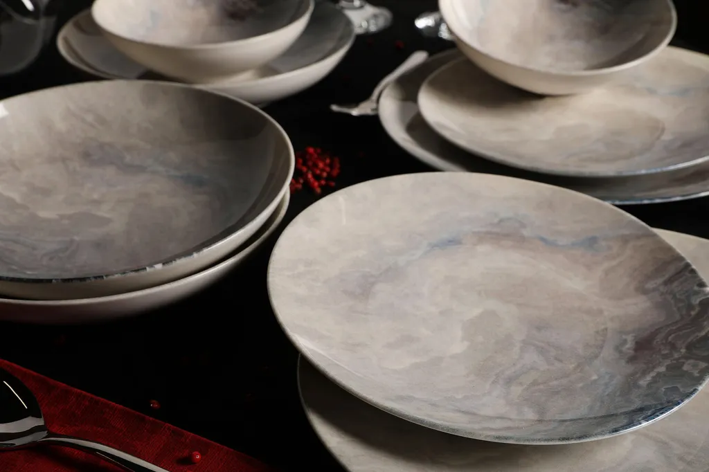 Hermia Concept, Erika,(24 Stücke), Abendessen , Mehrfarbig, 100% Porzellan 6 Hermia Concept, Erika,(24 Stücke), Abendessen , Mehrfarbig, 100% Porzellan – Bild 4