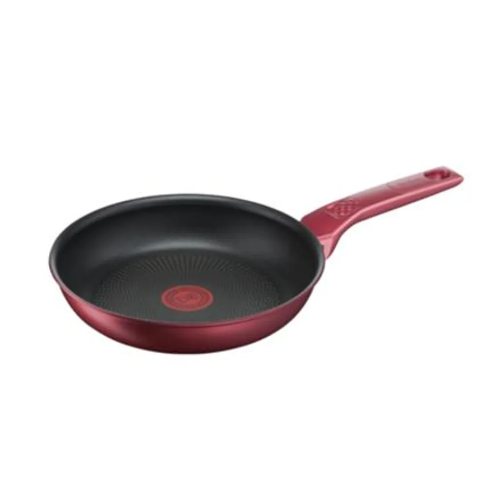 TEFAL Daily Chef Pfanne G2730422 Durchmesser 24 Cm, Geeignet Für Induktionskochfeld, Fester Griff, Rot 3 TEFAL Daily Chef Pfanne G2730422 Durchmesser 24 Cm, Geeignet Für Induktionskochfeld, Fester Griff, Rot