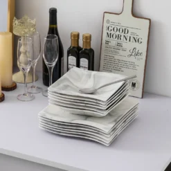 MALACASA, Serie Flora, Marmor Porzellan Tafelservice 24 Teiligen Set Kombiservice Geschirrset Mit 12 Speiseteller Und 12 Suppenteller Für 12 Personen 15 MALACASA, Serie Flora, Marmor Porzellan Tafelservice 24 Teiligen Set Kombiservice Geschirrset Mit 12 Speiseteller Und 12 Suppenteller Für 12 Personen -Kaufland Verkäufe f759777f219f5f2b0f368bac1e8dcd6c