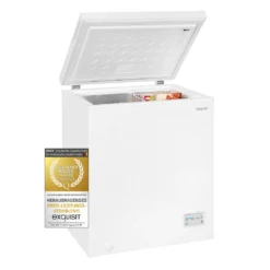 Exquisit Gefriertruhe GT150-E-040E Weiss | Standgerät | 145 L Volumen | Weiß
