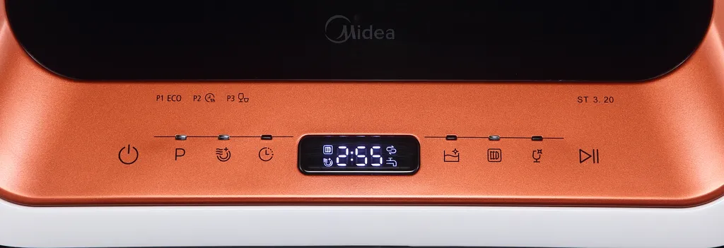 Midea Mini Geschirrspüler Tischgeschirrspüler, Spülmaschine Für 2 Maßgedecke, Funktioniert Mit/ohne Wasseranschluss, 6 Reinigungsprogramme, Startzeitvorwahl, Freistehend ST 3.20N 9 Midea Mini Geschirrspüler Tischgeschirrspüler, Spülmaschine Für 2 Maßgedecke, Funktioniert Mit/ohne Wasseranschluss, 6 Reinigungsprogramme, Startzeitvorwahl, Freistehend ST 3.20N – Bild 7