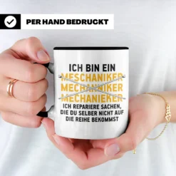 Lustige Tasse Automechaniker KFZ Mechaniker Geschenk Mechatroniker Werkstatt Tasse (Schwarz) -Kaufland Verkäufe f899ffd7e6c29d77a53d17a6f7df1f7a