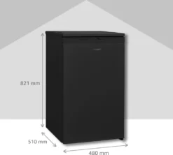 Telefunken CF-34-101-B Gefrierschrank Schwarz / 82,1 Cm 160 KWh / 63 L Nutzinhalt / Türanschlag Wechselbar / Höhenverstellbare Füße -Kaufland Verkäufe f8a35f202d8a64f44ed068f2cbfee69a
