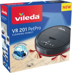 Vileda VR 201 PetPro Saugroboter Für Tierhaare Geeignet Bis Zu 90 Minuten Akku