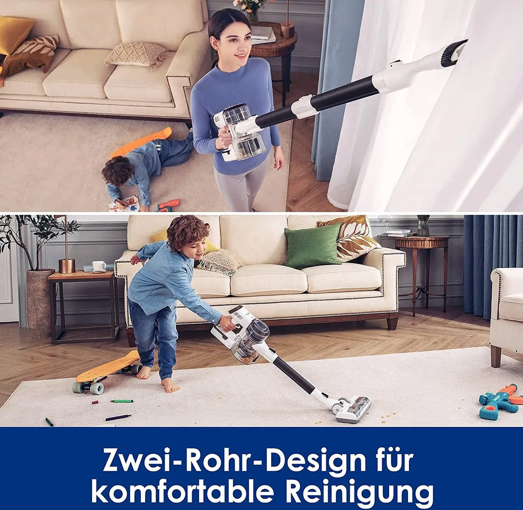 Tineco PWRHERO 11 Snap Akku Staubsauger 2 In 1 Akkustaubsauger, Schnurloser Staubsauger Mit 20KPa Starker Saugleistung 9 Tineco PWRHERO 11 Snap Akku Staubsauger 2 In 1 Akkustaubsauger, Schnurloser Staubsauger Mit 20KPa Starker Saugleistung – Bild 7