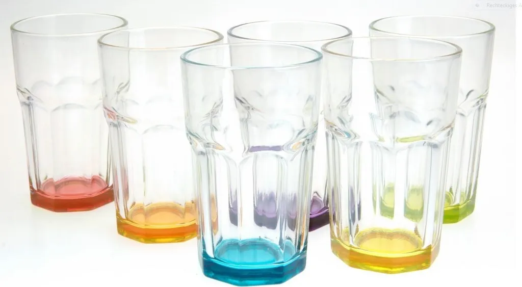 Trinkglas Cocktailglas Caipirinha Glas Transparent Oder Farbig Sortiert 300 Ml , Farbe:Mehrfarbig Sortiert, Stückzahl:6 Stück 3 Trinkglas Cocktailglas Caipirinha Glas Transparent Oder Farbig Sortiert 300 Ml , Farbe:Mehrfarbig Sortiert, Stückzahl:6 Stück