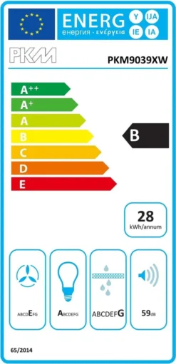 PKM Dunstabzugshaube Mit Randabsaugung Kopffreihaube 9039XW Glas Weiß 60 Cm -Kaufland Verkäufe f999d6902012f4f3018a4797075166d7