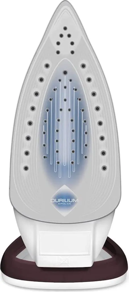 Tefal Dampfbügeleisen Easygliss FV5714 Weiß/beere 9 Tefal Dampfbügeleisen Easygliss FV5714 Weiß/beere – Bild 7