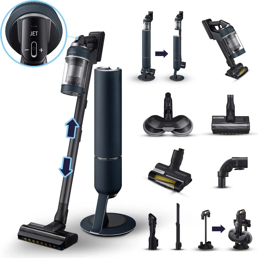 Samsung VS20A95973B/WA BESPOKE Jet Pro Extra Akku-Handstaubsauger Kabellos Blau 15 Samsung VS20A95973B/WA BESPOKE Jet Pro Extra Akku-Handstaubsauger Kabellos Blau – Bild 13