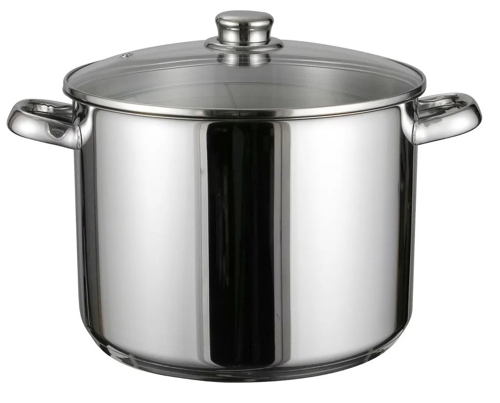 Edelstahl Universaltopf 10 Liter Suppentopf Mit Skala Kochtopf Induktion Topf 4 Edelstahl Universaltopf 10 Liter Suppentopf Mit Skala Kochtopf Induktion Topf – Bild 2