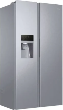 Haier SBS 90 Serie 3 HSOGPIF9183, Freistehend, Amerikanische Tür, Silber, LED, Berührung, An Tür -Kaufland Verkäufe f9fd53677d1beb283451605aab535bcc