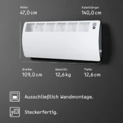 STIEBEL ELTRON Wand-Konvektor CON 30 Premium Für 30 M², 3 KW, Wochentimer, Offene Fenster Erkennung, 237834 -Kaufland Verkäufe fa4da1bd80b72c67887ede1d8cefc559