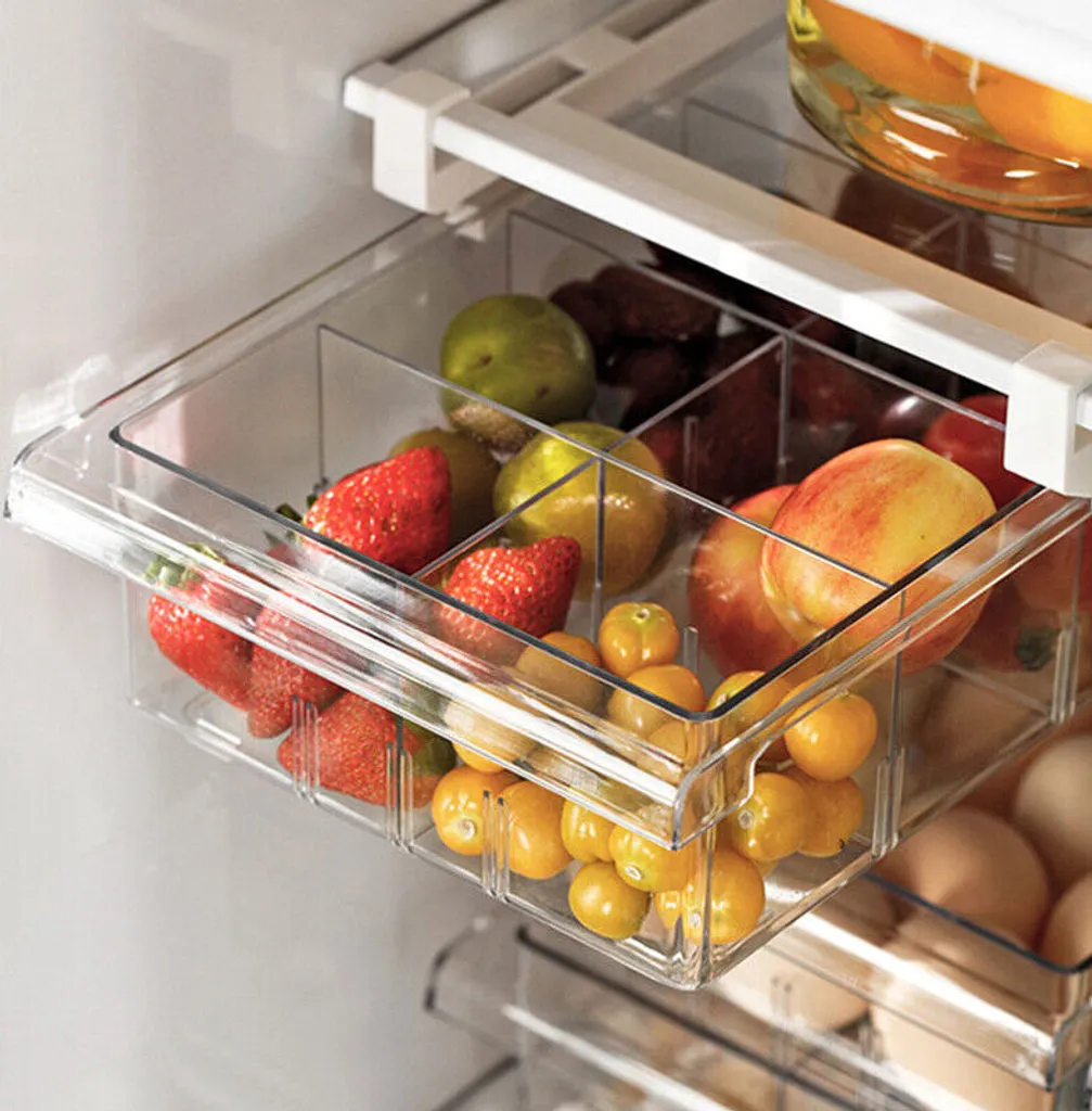 8-Gitter Lebensmittel Frisch Aufbewahren Kühlschrank Aufbewahrungsbox Lebensmittelbehälter Mehrzweck-Platzsparer Transparent Kühlschrank Organizer Schublade 4 8-Gitter Lebensmittel Frisch Aufbewahren Kühlschrank Aufbewahrungsbox Lebensmittelbehälter Mehrzweck-Platzsparer Transparent Kühlschrank Organizer Schublade – Bild 2