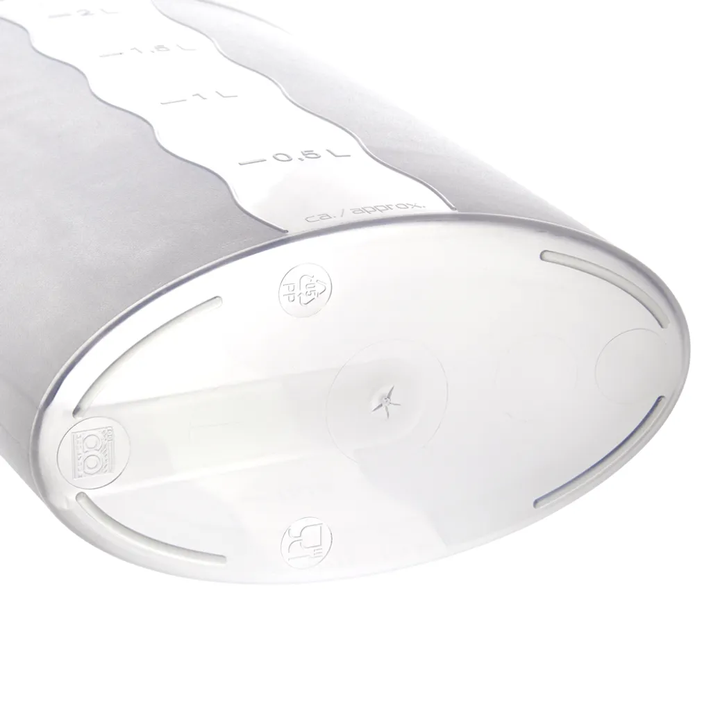 Premium Saftkanne, 2 Liter Fassungsvermögen, Mit Vielseitigem Deckel Und Integrierter Maßeinteilung Für Kalte Getränke Wie Saft, Eistee, Wasserkaraffe Aus Kunststoff 6 Premium Saftkanne, 2 Liter Fassungsvermögen, Mit Vielseitigem Deckel Und Integrierter Maßeinteilung Für Kalte Getränke Wie Saft, Eistee, Wasserkaraffe Aus Kunststoff – Bild 4