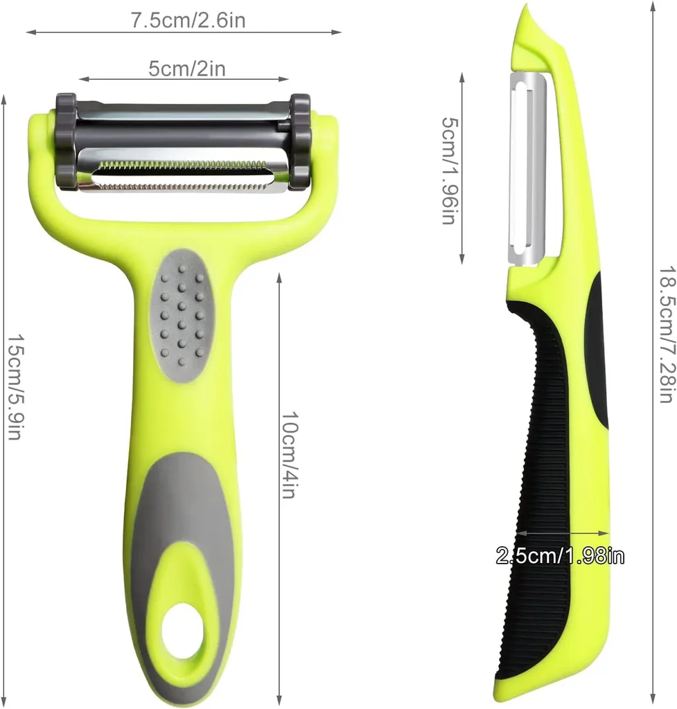 Gemüseschäler, 4 St. Sparschäler Set| Schäler| Kartoffelschäler, Für Schälen Von Kartoffeln, Karotten Und Verschiedenen Gemüse- Und Obstsorten. 8 Gemüseschäler, 4 St. Sparschäler Set| Schäler| Kartoffelschäler, Für Schälen Von Kartoffeln, Karotten Und Verschiedenen Gemüse- Und Obstsorten. – Bild 6