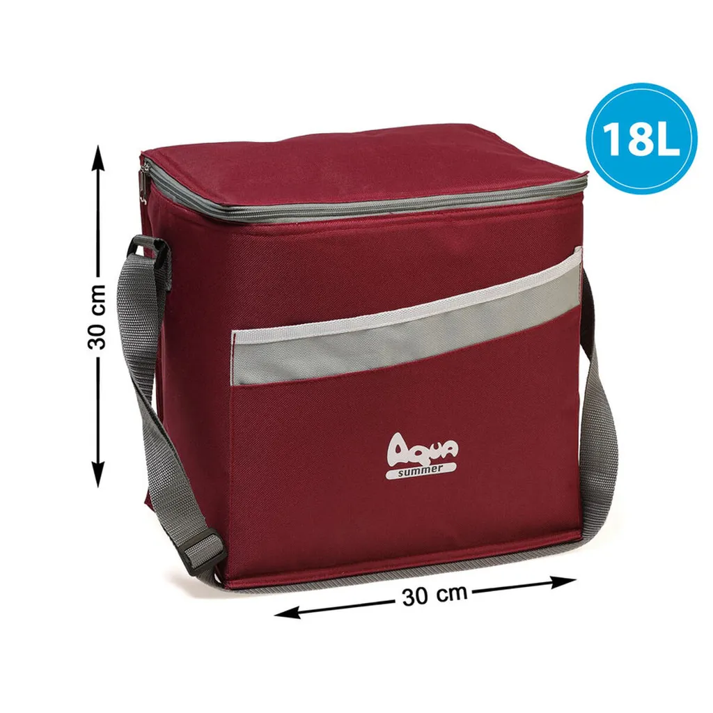 Kühltasche 30 X 21 X 30 Cm Burgunderrot 3 Kühltasche 30 X 21 X 30 Cm Burgunderrot