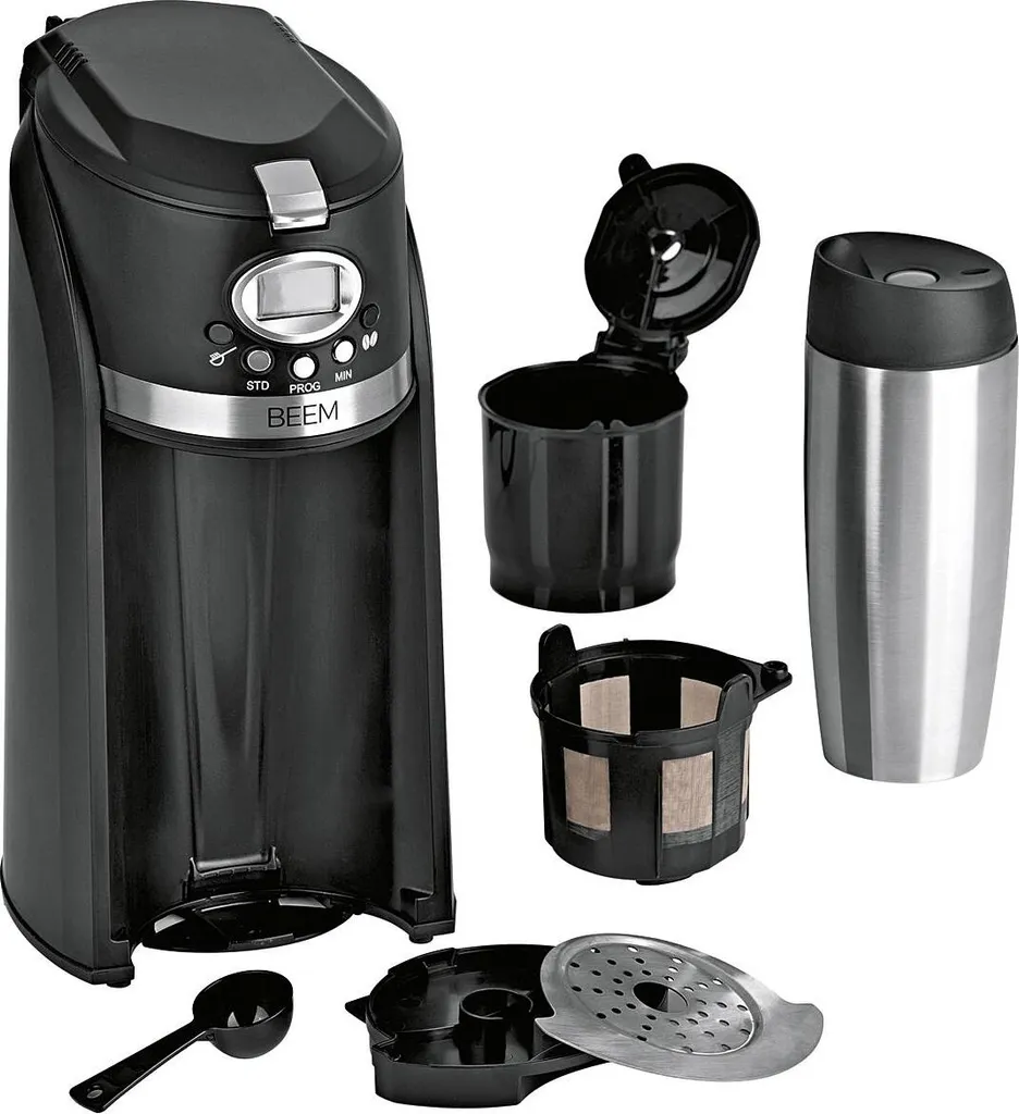Kaffeemaschine Mahlwerk Filterkaffeemaschine To Go Isolierbecher Timer Display 12 Kaffeemaschine Mahlwerk Filterkaffeemaschine To Go Isolierbecher Timer Display – Bild 10