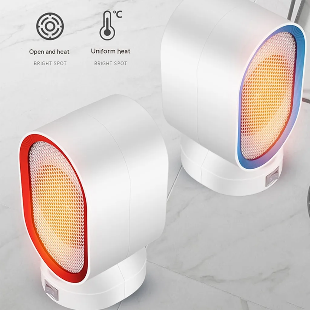 700W Mini Energiesparend Heizlüfter,3 Sekunden Schnelle Hitze Warmer Lüfter,Sicherheit Überhitzungsschut,Rot 4 700W Mini Energiesparend Heizlüfter,3 Sekunden Schnelle Hitze Warmer Lüfter,Sicherheit Überhitzungsschut,Rot – Bild 2