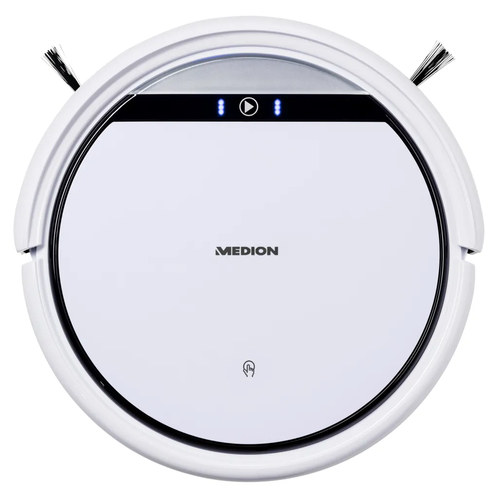 MEDION Saugroboter Mit Ladestation E32 (Modell 2021, Roboterstaubsauger Für Hartböden, Fliesen, Laminat, Tierhaar Optimiert, Direktabsaugung, Autom. Rückkehr Zur Ladestation) 9 MEDION Saugroboter Mit Ladestation E32 (Modell 2021, Roboterstaubsauger Für Hartböden, Fliesen, Laminat, Tierhaar Optimiert, Direktabsaugung, Autom. Rückkehr Zur Ladestation) – Bild 7