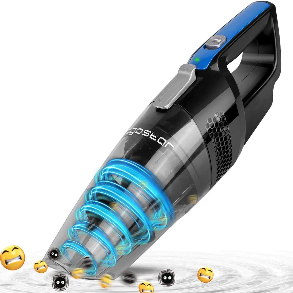 Aigostar Mercury 33LBX - Kabelloser Zyklon-Handstaubsauger, Nass- Und Trockensauger, 2050mAh Akku, 500ml Reservoir, HEPA-Filter. 3 Aigostar Mercury 33LBX - Kabelloser Zyklon-Handstaubsauger, Nass- Und Trockensauger, 2050mAh Akku, 500ml Reservoir, HEPA-Filter.