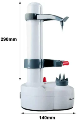Topchances Elektrischer Kartoffelschäler Apfelschäler Gemüseschäler Obstschäler Elektro Schäler Für Obst & Gemüse, Edelstahl-Klinge （Weiß） -Kaufland Verkäufe fc69641611c3729ebb54d1680dcf127e