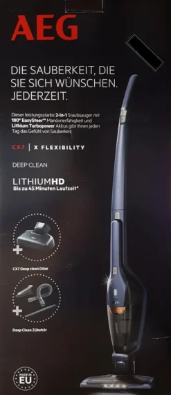 AEG CX7-2-I360 Flexibility Beutel- & Kabelloser 2in1 Akku-Handstaubsauger -Kaufland Verkäufe fc8a2aac5f95f3cc105ba016f552550a