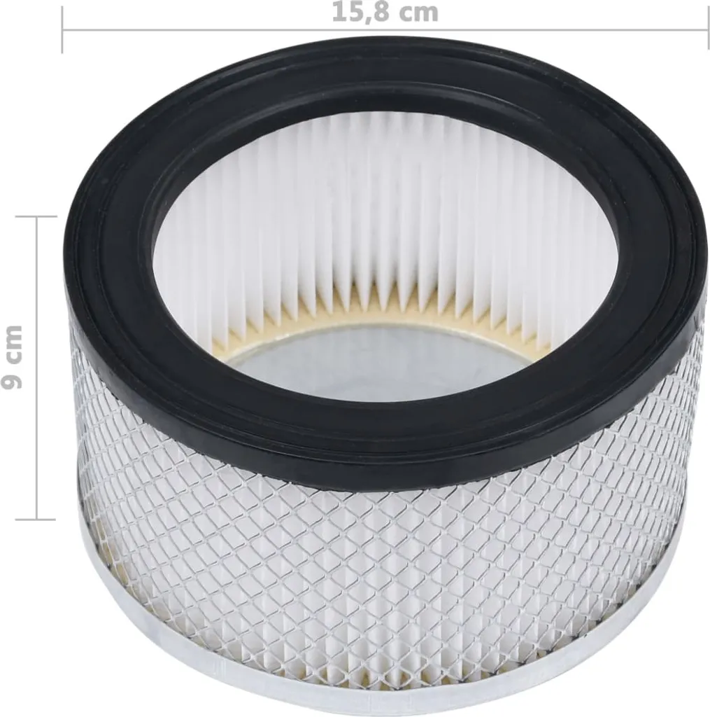 VidaXL HEPA Filter 2 Stk. Für Aschesauger Waschbar 8 VidaXL HEPA Filter 2 Stk. Für Aschesauger Waschbar – Bild 6