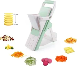 Gemüsehobel, Once For All Verstellbarer Gemüsehobel, Gemüsehobel, Kartoffelhobel, Zwiebelhobel